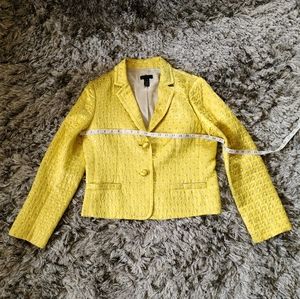 Beautiful Peacock Embroidered J Crew Jacket